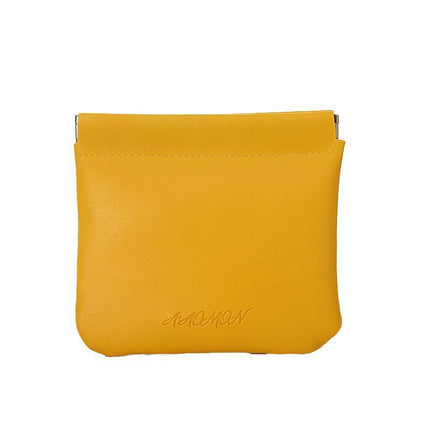 Pocket Cosmetic Bag Leather Storage Portable self-Closing Water-Resistant - Aimall