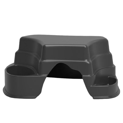 Plastic Reptile Hide Box Cave with Food Basin Easy Clean Snake Hiding Landscape