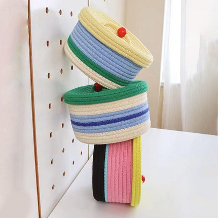 Storage Basket Desktop Organizer for Cosmetics Toys Office Desk Storage Box