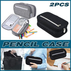 2pcs Large Capacity Multifunctional Pencil Case Storage Bag for School Office