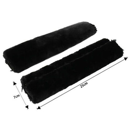 2pcs Car Seat Belt Strap Pad Soft Harness Shoulder Cushion Cover Protector - Aimall