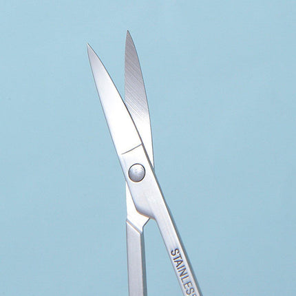 Eyebrow Trimming Scissors Eyelash Nose Hair Cutter Manicure Tweezers