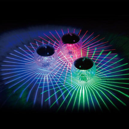 Multi Color Solar LED Underwater Floating Light Glow Swimming Pool Pond Spa Lamp - Aimall