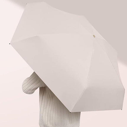 Portable Compact Five-Fold Umbrella UV Sun Protection Travel Manual Umbrella