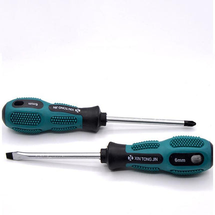 Screwdriver Set 9 Piece with storage bag CRV magnetic tips Phillips Flat blade - Aimall