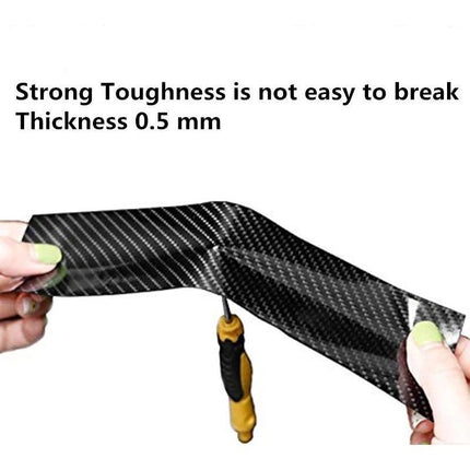 10CM*5M Carbon Fiber Car Sticker Door Sill Scuff Anti-Scratch Tape Protector Kit - Aimall