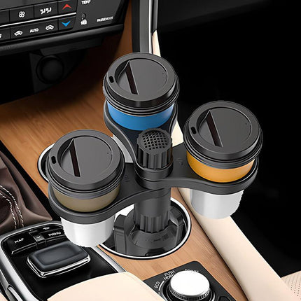 Car Multi Cup Holder Mug Holder Vehicle Drink Holder Organiser for Travel Use
