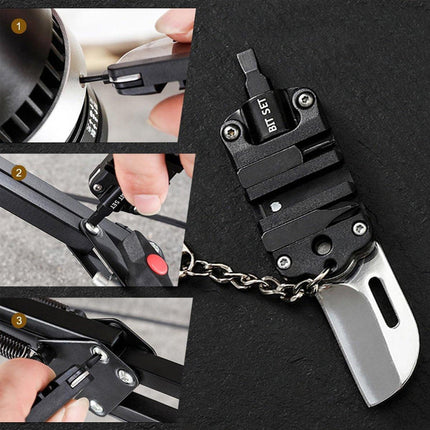 3in1 Multifunctional Pocket Knife Portable Combination Tool for Camping Survival