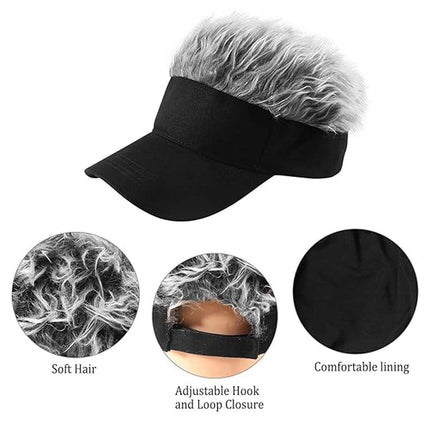 Trendy Hip Hop Wig Cap Stylish Duck Bill Cap for Hipster Fashion Accessories