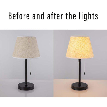 Modern Simple Zip Table Lamp Bedside Lamp for Hotel Bedroom Study Reading Light
