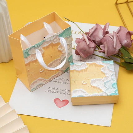 20PCS Jewelry Boxes Ring Necklace Bracelet Earring Gift Packaging with HandleBag
