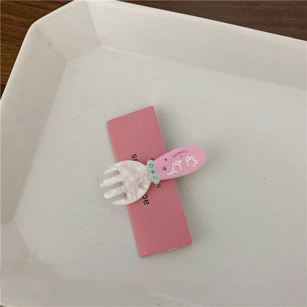 Cute Cartoon Duck Beak Hair Clips Sweet Animal Style Hair Accessories