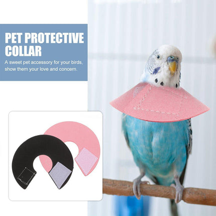 Parrots Birds Anti Bite Pecking Protection Collar Adjustable Pet Safety Guard