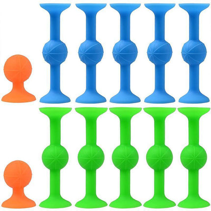12pcs Sucker Darts Throwing Game Sticky Pop Table Toy Party Drinking Toys - Aimall
