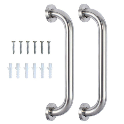 2X Stainless Steel Bathroom Shower Grab Bar Safety Handrail Wall Support Handle