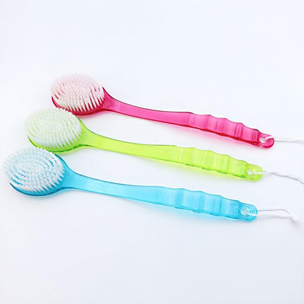 3X Back Cleaning Tool Body Long Handle Shower Brush Bath Sponge Massager Scrubber