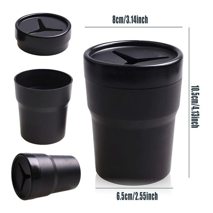 2PCS Car Mini Trash Can Auto Garbage Holder Vehicle Dust Bin Storage Container