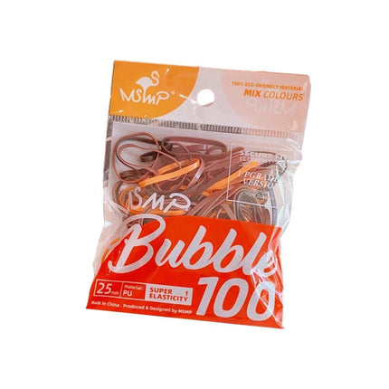 100PCS Elastic Rubber Hair Ties Hair Bands for Women and Girls