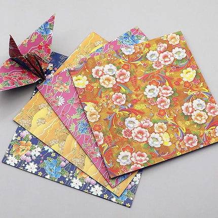 120 Sheets 8 Mixed Colours Japanese Pattern Sakura Folding Origami Craft Paper - Aimall