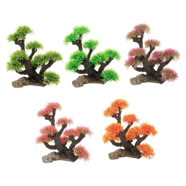 Fish Tank Decoration Resin Crafts Rockery Sunken Wood Moss Water Grass Tree