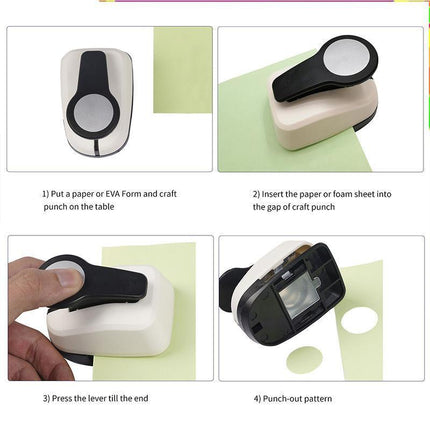 Paper Puncher For Arts Cardmaking Craft Scrapbooking Circle Cutter Hole Punch - Aimall