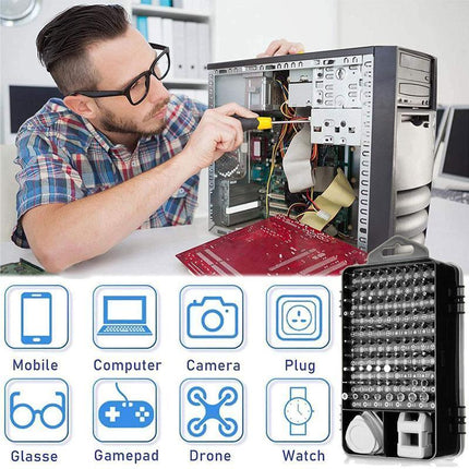 115 IN 1 Precision Screwdriver Set Torx Computer PC Phone Watch Repair Tool Kit - Aimall