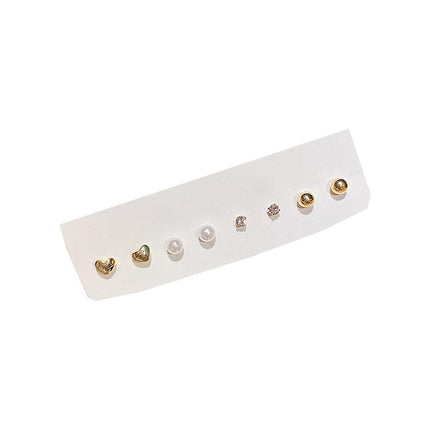 Compact Women Geometric Stud Earrings Fashion Jewellery Set Women Girls
