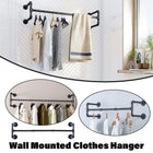 Wall Mounted Industrial Metal Clothing Rack Pipe Hanger for Retail Store Display
