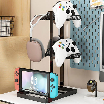 Headphones and Game Controller Holder Stand Desk Bracket for Accessories Display