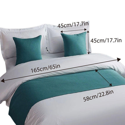 Luxury Hotel Bedding Set Bed End Towel Pillow Cover for Bedroom and Hotels