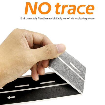 4pcs Kids DIY Road Track Traffic Tape Railway Highway Play Adhesive Tape Set