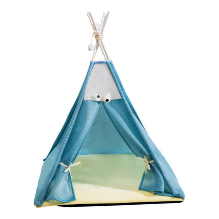 Breathable Dog Tent Kennel Small Pet Bed Spring Summer Cat House Pet Supplies
