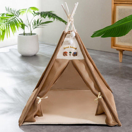 Breathable Dog Tent Kennel Small Pet Bed Spring Summer Cat House Pet Supplies
