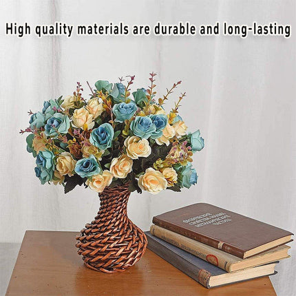4pcs Artificial Flowers Home Decoration Floral Arrangement for Living Room Decor