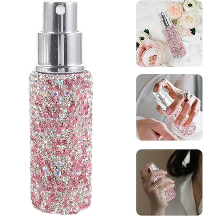 2pcs Travel Perfume Dispenser Refillable Spray Bottle Portable Sample Pack Tool