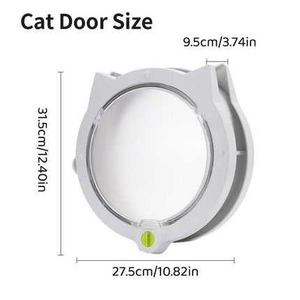 Cat Ear Pet Door for Cats and Dogs Easy In and Out Access Durable Pet Supplies