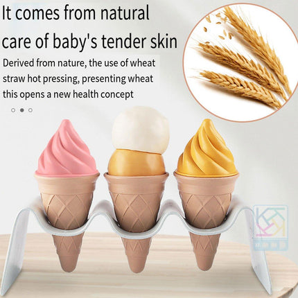 Kids DIY Ice Cream Model Toys Simulation Cake Food Play Set Educational Toy