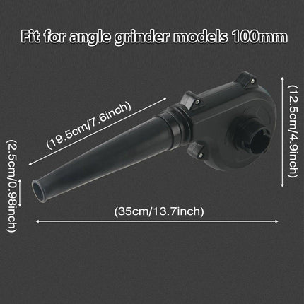 2in1 Angle Grinder Blow Dryer Suction Converter Power Tool Accessories Kit