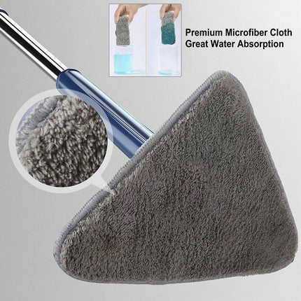 Adjustable Rotating Triangle Mop Wet Dry Dual-use Household Mop with Scraper
