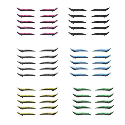 Reusable Eyeliner Stickers Makeup Eye shadow Glitter Eye Cosmetic Eyeliners - Aimall
