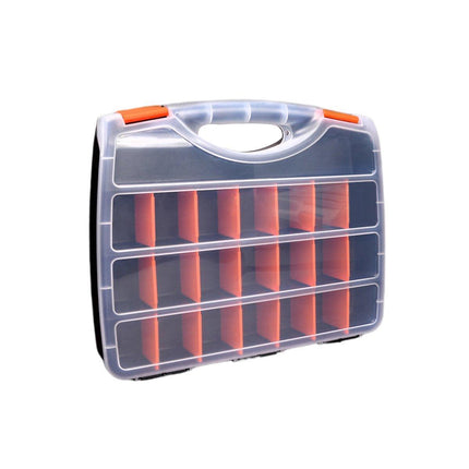 Clear Plastic Storage Box Multi Compartment Organizer for Small Parts Beads