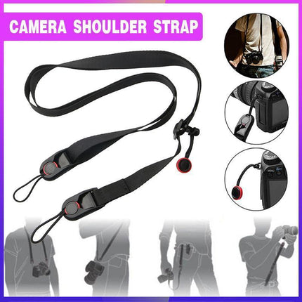 Camera Strap Quick Release Neck Hanging Belt Leash Shoulder For Dslr/Slr Camera - Aimall