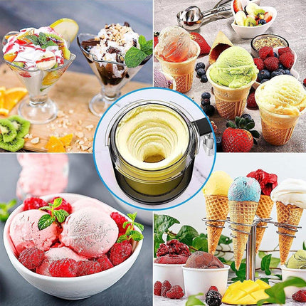 1 or 2 Pieces Ice Cream Tin Container Storage Box for Ice Cream Making Home