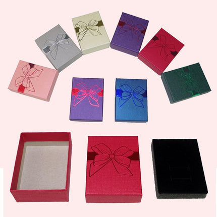 32pcs Jewelry Storage Box Necklace Pendant Ring Organizer Gift Packaging