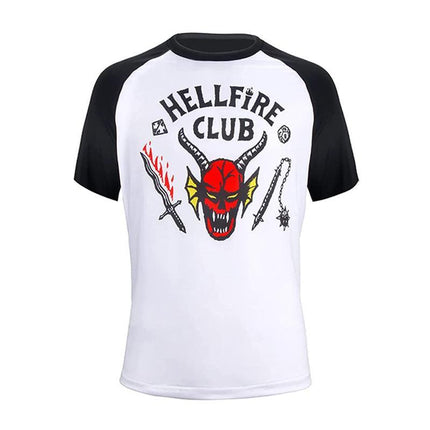 Stranger Things Hellfire Club Short Shirt Sleeve Baseball Unisex T-Shirt S~XXL AU - Aimall