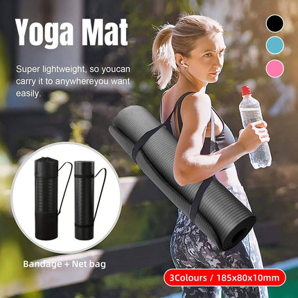 Yoga Mat Dance Mat Sports and Fitness Jump Rope Mat for Men and Women Exercise