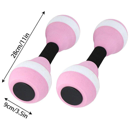 2PCS Arm Buoyancy Rings Dumbbell Style Float Set for Water Activities and Fun
