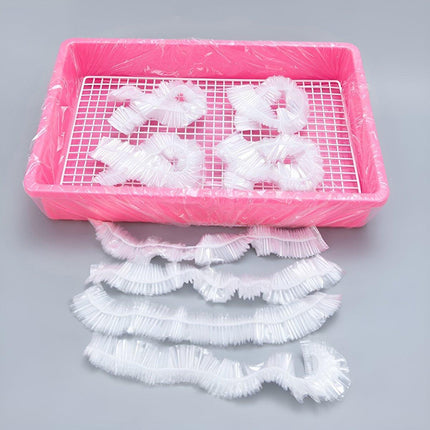 50Pcs Rabbit Cage Liners Disposable Plastic Mat Films Hamster Cage Cleaning Pad