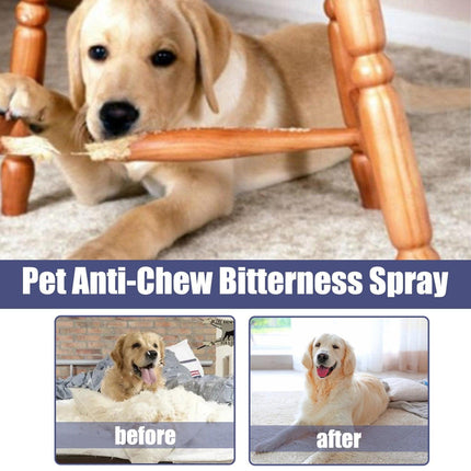 Pet Anti Chew Spray Dogs Stop Biting Furniture Sofa Legs Protection Bitter Spray