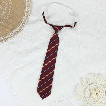 Student Lazy Tie Women Necktie Fashionable Uniform School Style Japanese JK Tie - Aimall